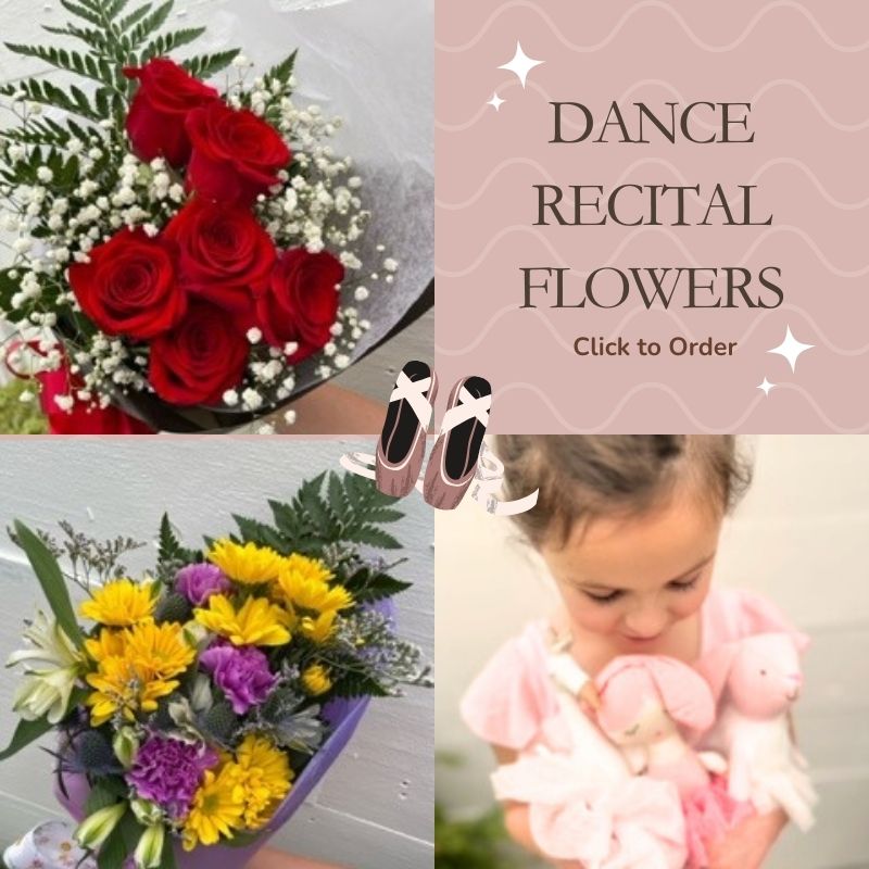 Dance recital flowers shores sisters
