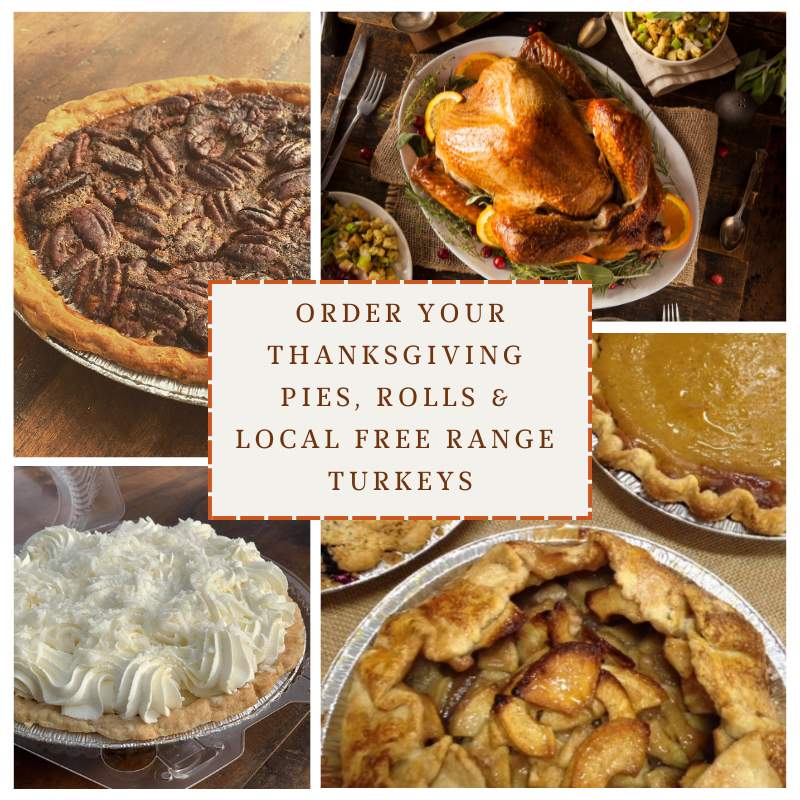 order thanksgiving turkey rolls pies