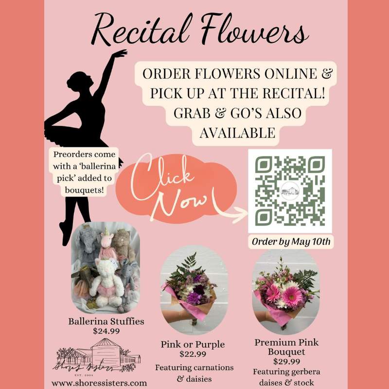 Click to get dance recital flowers Click to get dance recital flowers