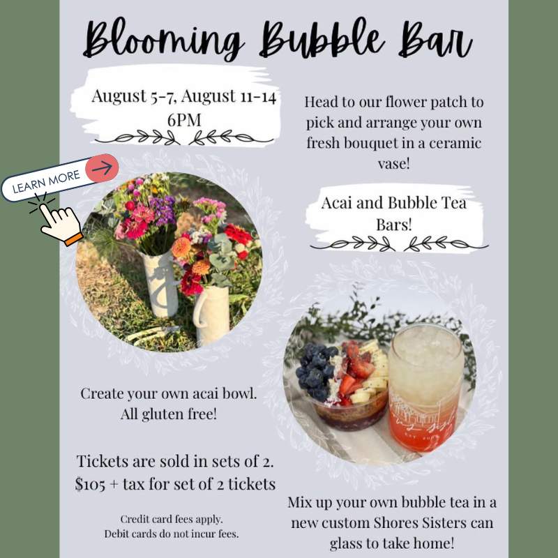 Blooming Bubble Bar learn more Blooming Bubble Bar click to learn more