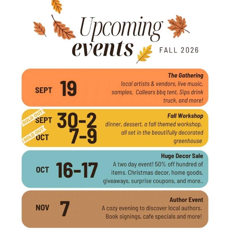 upcoming events upcoming events