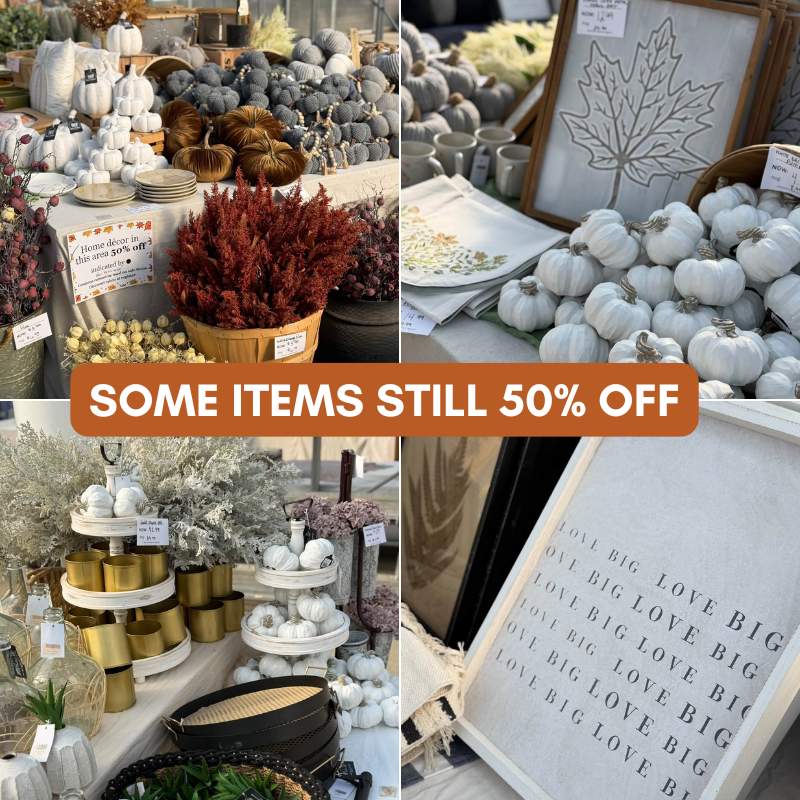sale continues If you couldnβt make it to our decor sale